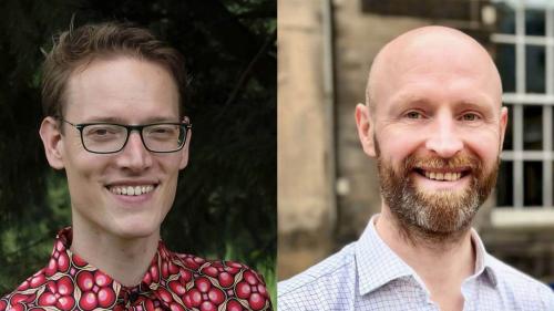  Joan van den Akker (left) of Conoship International and Richard Stevenson (right) from Scottish Carbon Capture & Storage